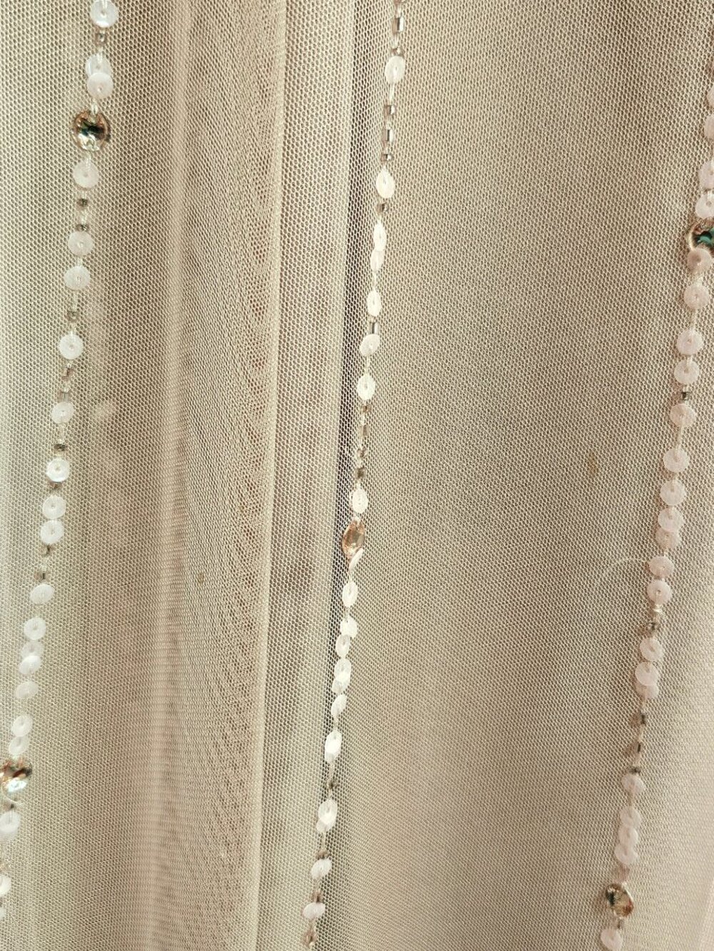 Mac Duggal Blush Beaded One Shoulder Gown Size 14 — As-Is - Picture 12 of 17